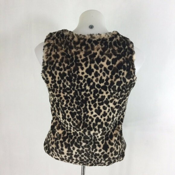Hanna Andersson Girls Cheetah Print Vest 150 Sz 12 - Picture 4 of 8